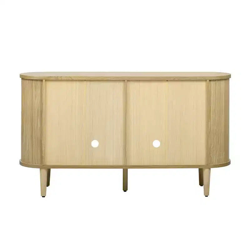 Bahut de rangement de ferme, buffet en bois, armoire d'appoint avec portes en verre et étagères réglables, noir/naturel