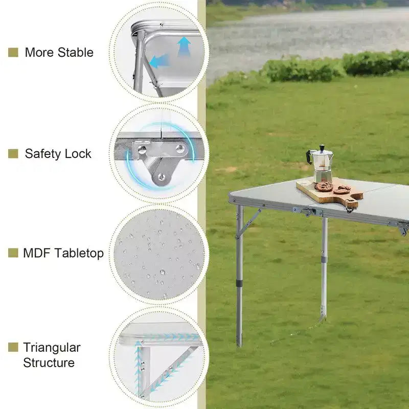 Table pliante de camping