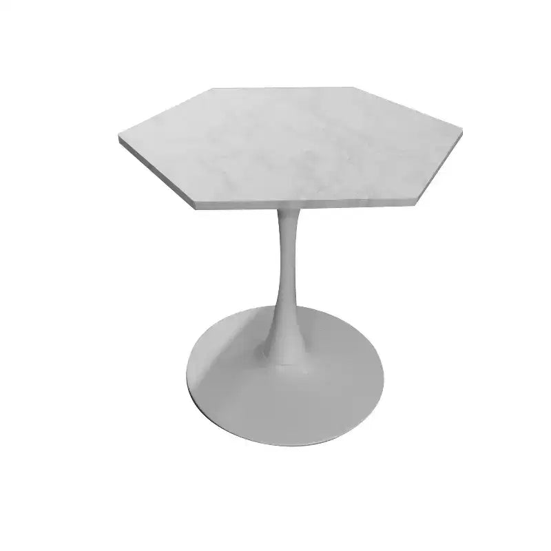Table basse octogonale moderne peu encombrante de 31,5 po
