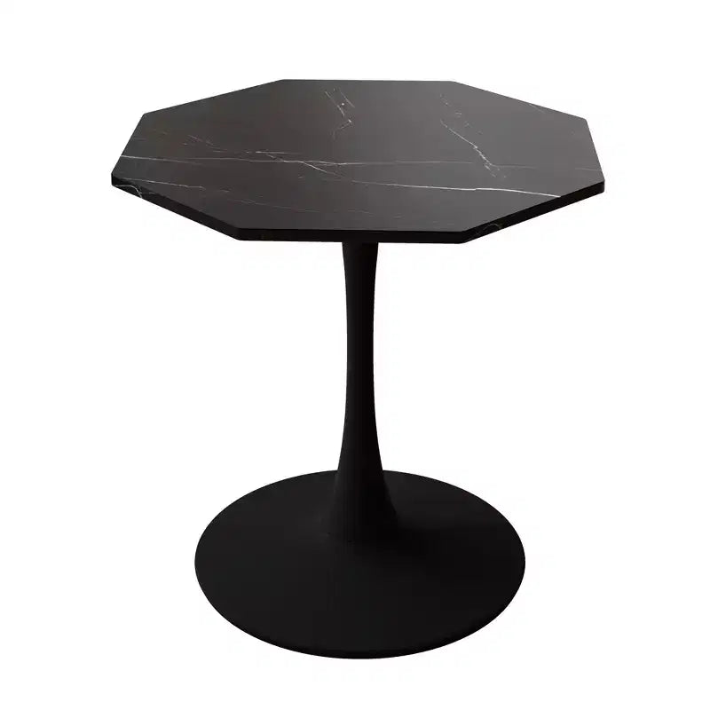 Table basse octogonale moderne peu encombrante de 31,5 po