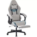 BALHAM TRADE-Computer Chair with Adjustable Lumbar Support Headrest Footrest Big and Tall Linkage Armrest