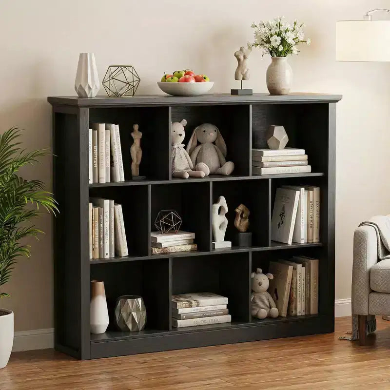 Bibliothèque à 10 casiers, étagère sur pied