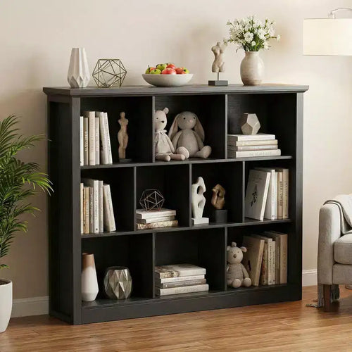 Bibliothèque à 10 casiers, étagère sur pied