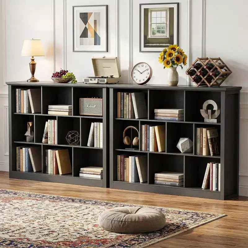 Bibliothèque à 10 casiers, étagère sur pied