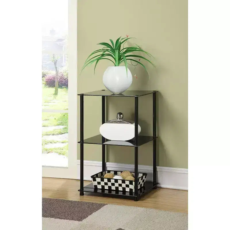 Dessus de table basse rectangulaire en verre - 1 pièce