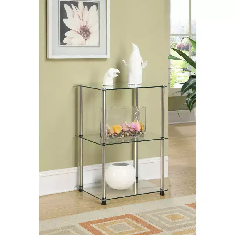 Dessus de table basse rectangulaire en verre - 1 pièce